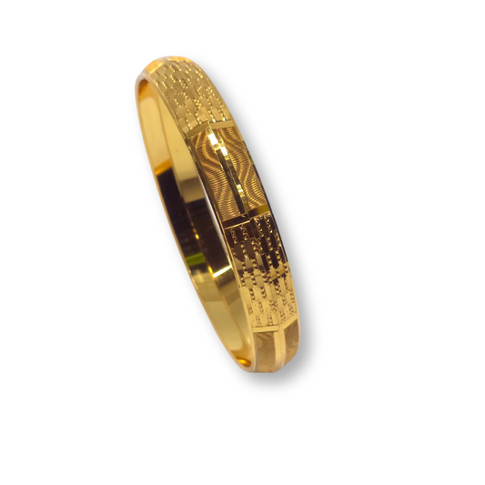 Pure 22kt Hallmarked Gold Gents kada gb002