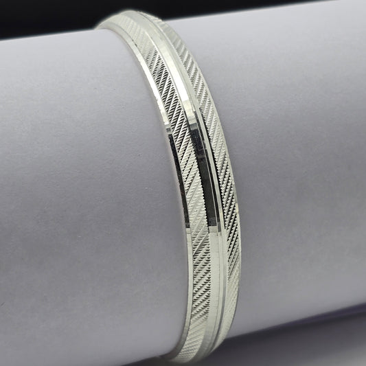 Pure 925 Silver Gents Kada B2