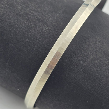 Pure 925 Silver Gents Solid Sikhi Kada A5