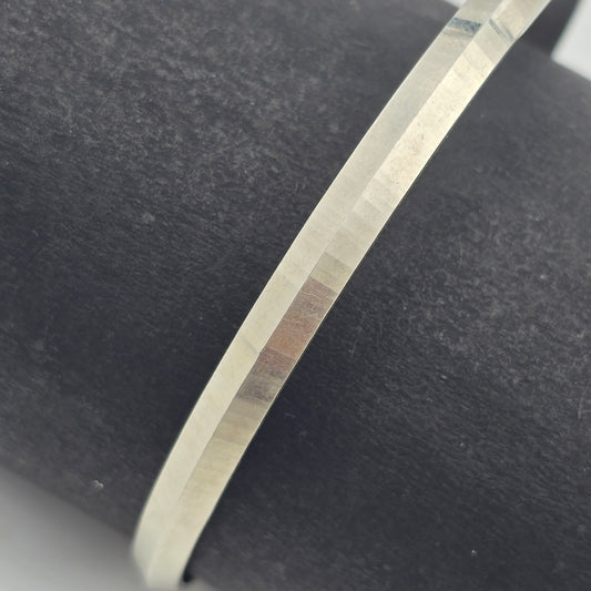 Pure 925 Silver Gents Solid Sikhi Kada A5
