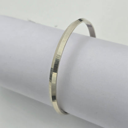 Pure 925 Silver Gents Solid Sikhi Kada A5