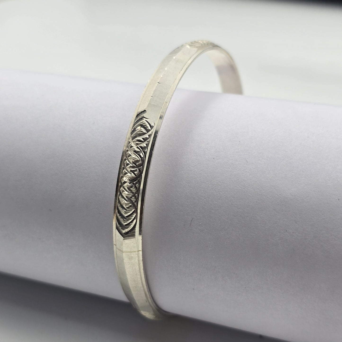 Pure 925 Silver Gents Solid Kada A6