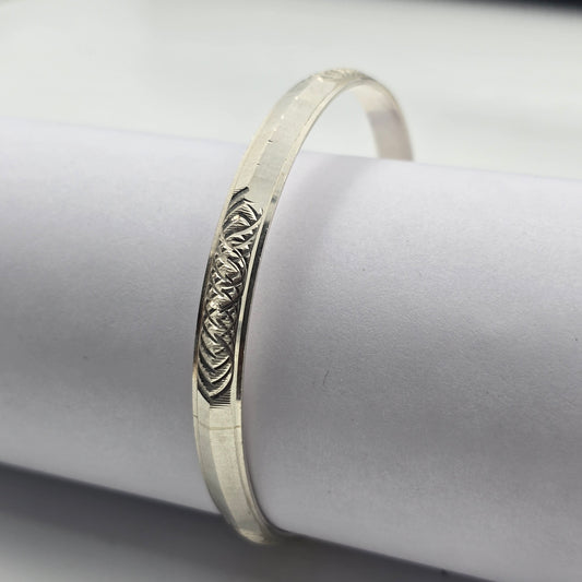 Pure 925 Silver Gents Solid Kada A6