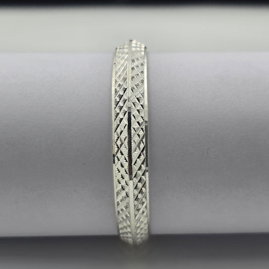 Pure 925 Silver Gents kada B3