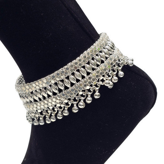Pure 850 Handcrafted Heavy Weight Silver Payal  For Women wt228