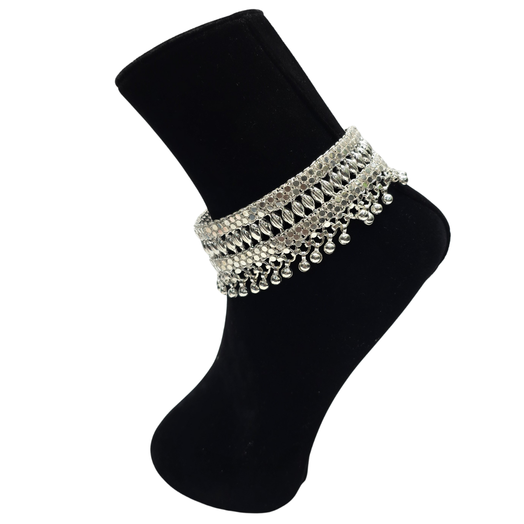 Pure 850 Handcrafted Heavy Weight Silver Payal  For Women wt228