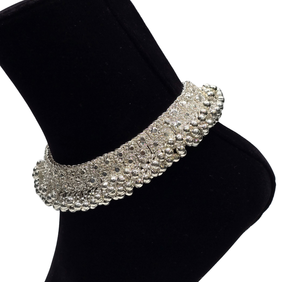 Pure 850 Handcrafted Silver Heavy Weight Payal wt230