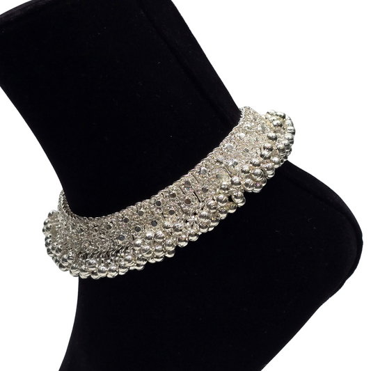 Pure 850 Handcrafted Silver Heavy Weight Payal wt230