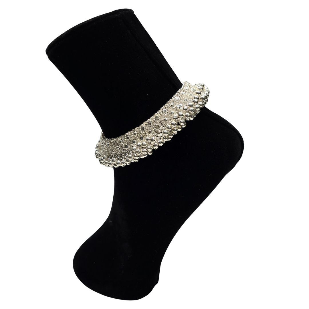 Pure 850 Handcrafted Silver Heavy Weight Payal wt230
