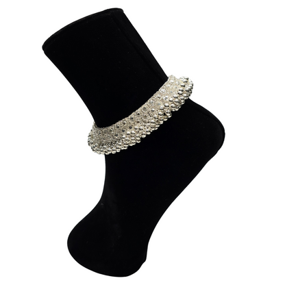 Pure 850 Handcrafted Silver Heavy Weight Payal wt230