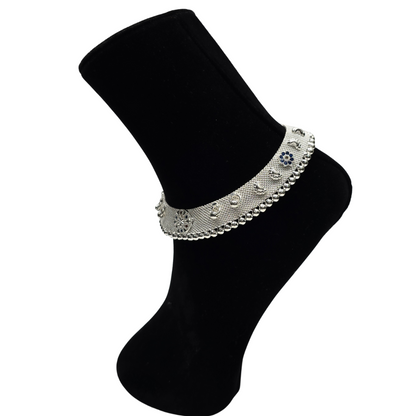 Pure 850 Handcrafted Silver Heavy Weight Payal wt153