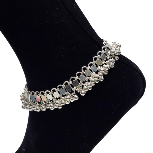 Pure 850 Handcrafted Silver Heavy Weight Payal wt110