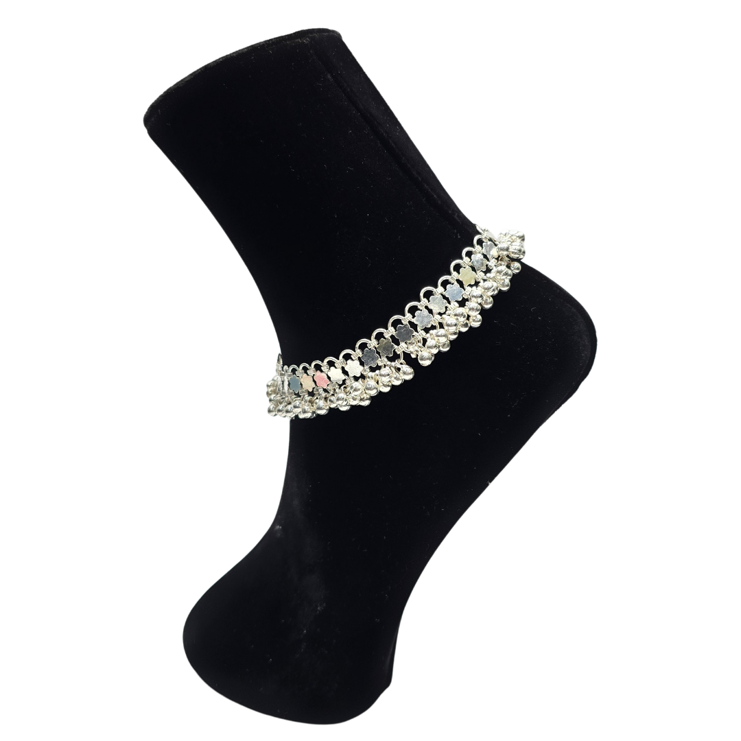 Pure 850 Handcrafted Silver Heavy Weight Payal wt110