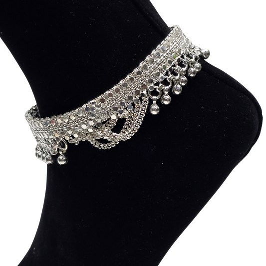 Pure 850 Handcrafted SIlver Heavy Weight Payal wt161