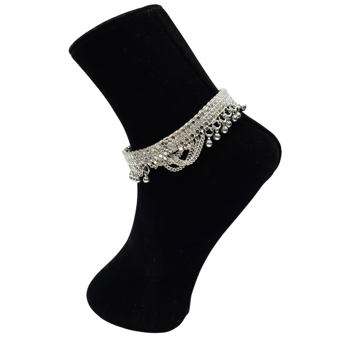 Pure 850 Handcrafted SIlver Heavy Weight Payal wt161