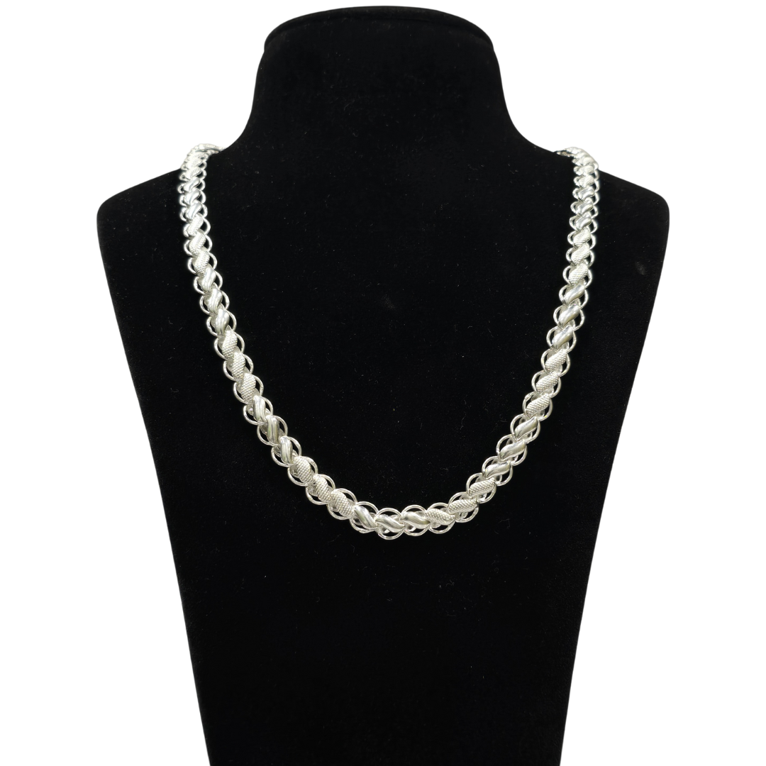 Pure 925 Silver Lotus Chain wt30