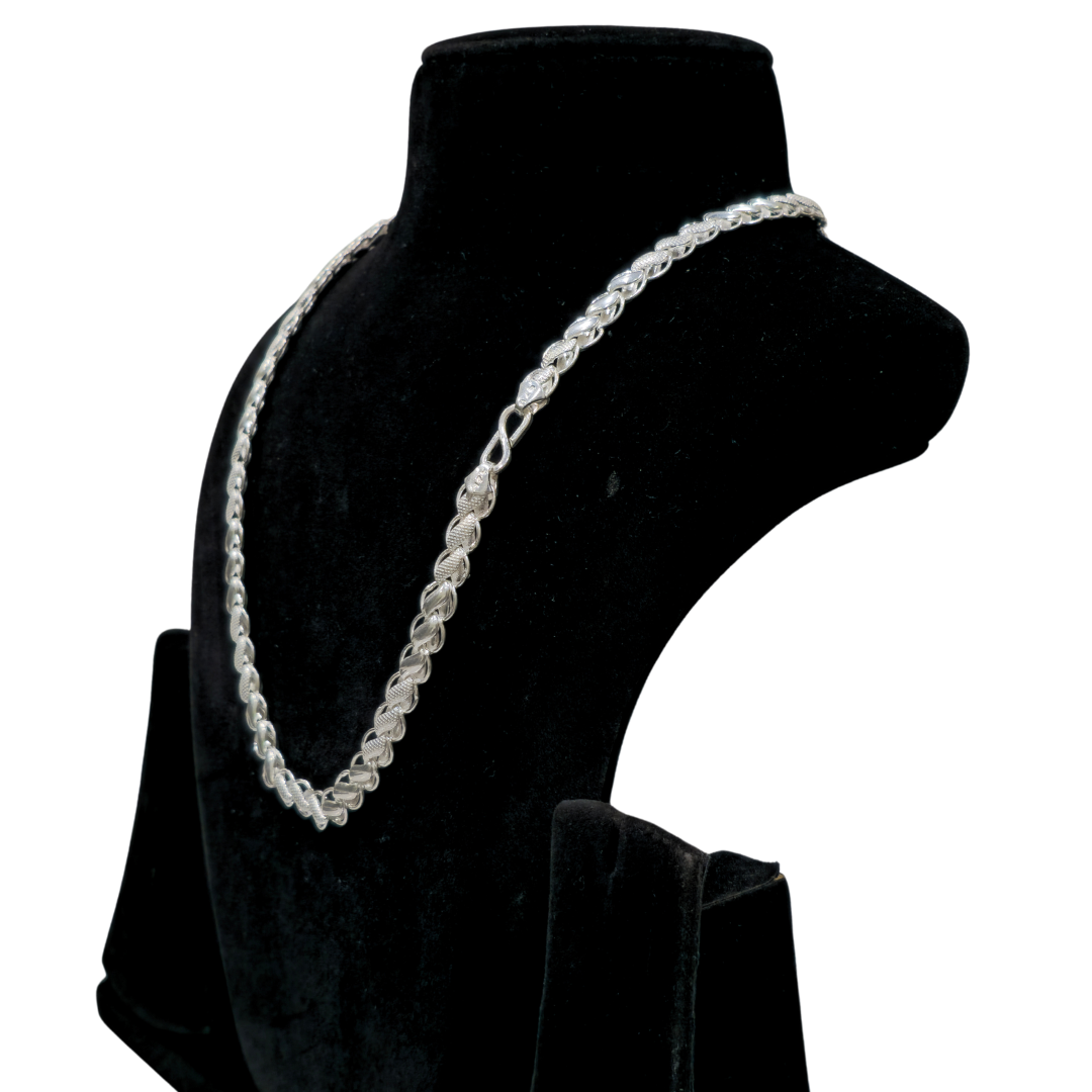 Pure 925 Silver Lotus Chain wt30
