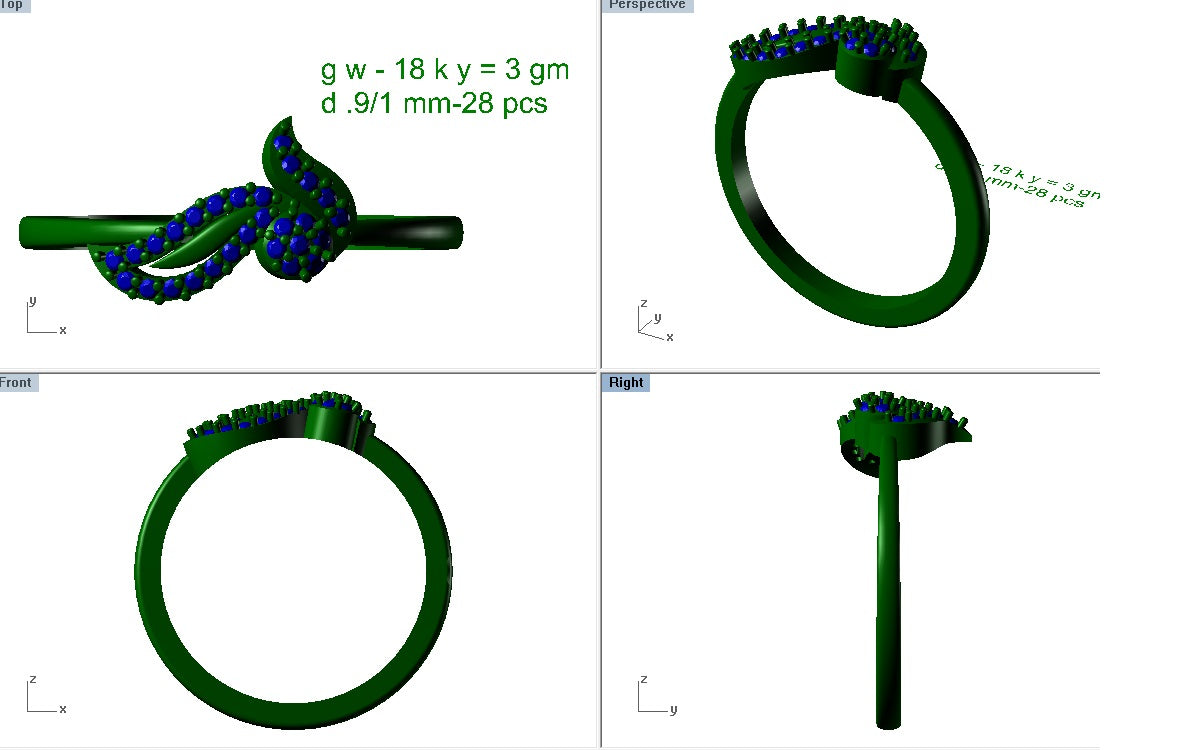 Premium Designer Ring db614