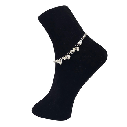 Handcrafted Silver Payal P11