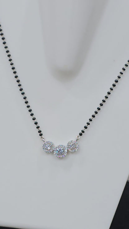 Pure 925 Silver mangalsutra Chain