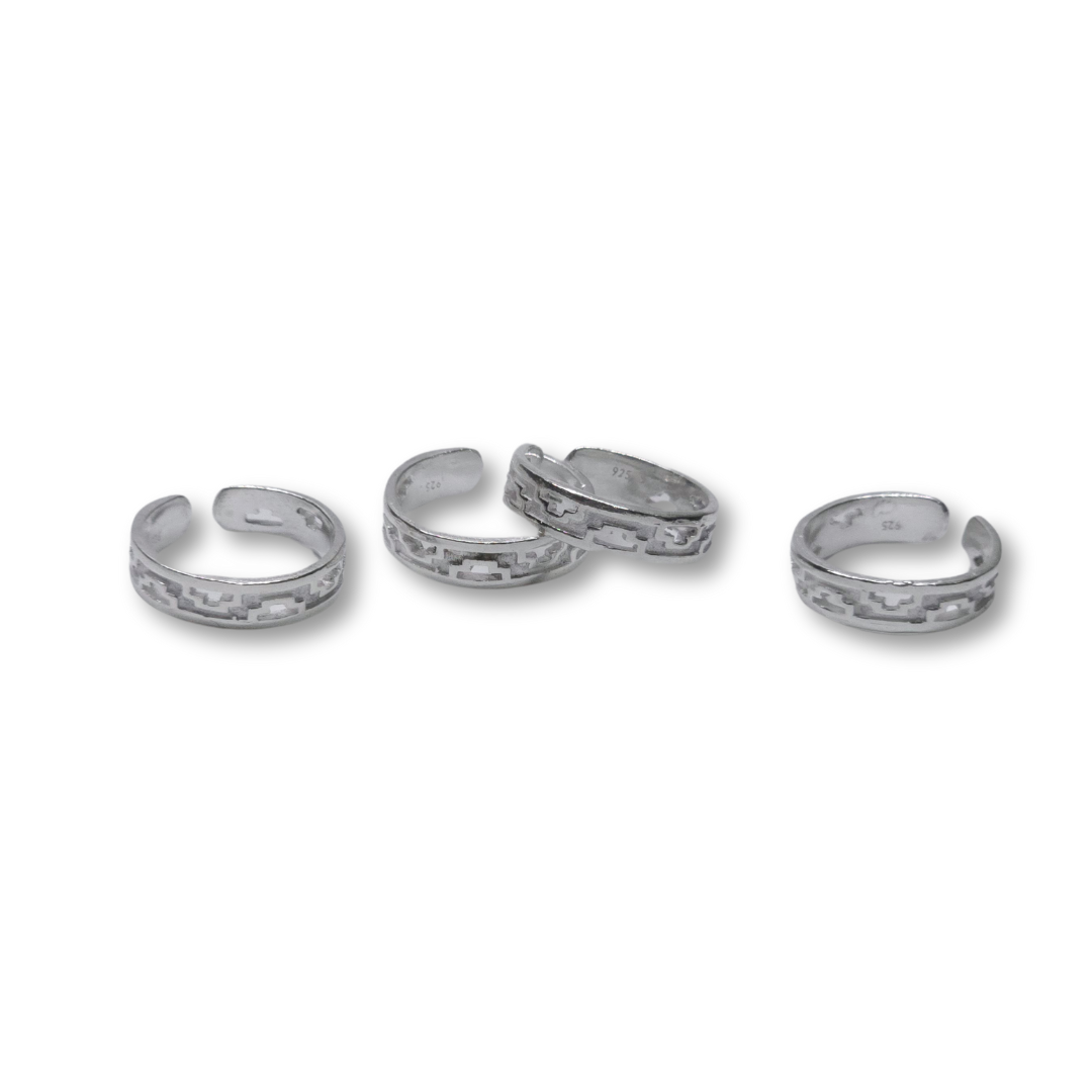 925 Silver Bands Toe-Rings