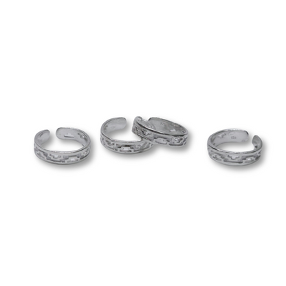 925 Silver Bands Toe-Rings
