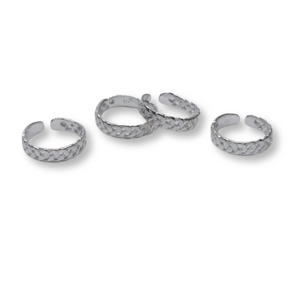 925 Silver Toe-ring bands